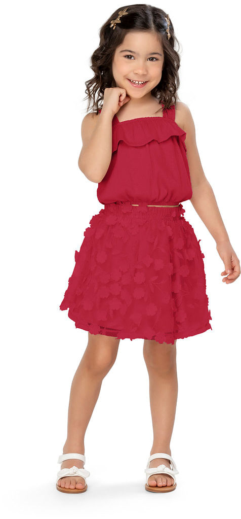 CONJUNTO INFANTIL - FEMININO - TAMANHO 4 AO 8 # 27863 - ANGERÔ