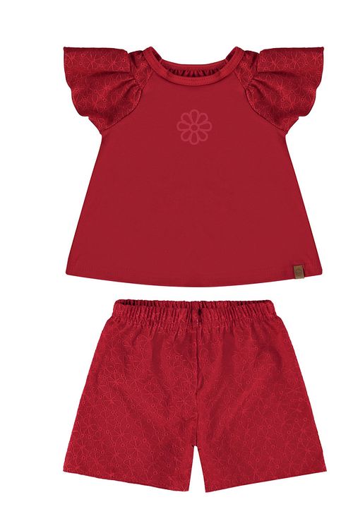 CONJUNTO - FEMININO - INFANTIL - TAMANHO 1 AO 3 # 1000122604 - MALWE