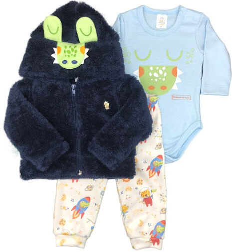 CONJUNTO PELUCIA P AO G # 25982 - PRESENTE DE ANJO