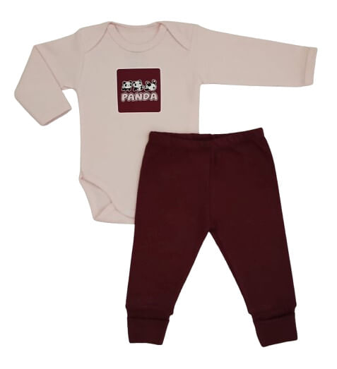 CONJUNTO MANGA LONGA - 2 PEÇAS - TAMANHO P AO G # 622362 - BABY BEST