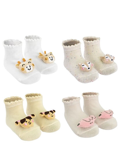 MEIA BICHINHOS - FEMININO - TAMANHO 16 -20 #0300750 - PIMPOLHO