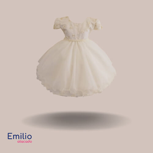 VESTIDO DE FESTA - INFANTIL - TAMANHO P AO G # 3346 - NELU