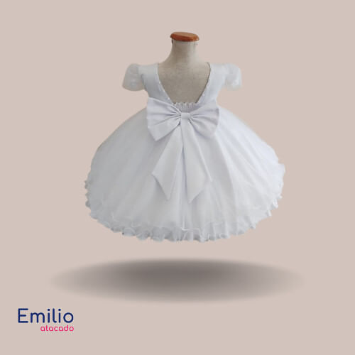 VESTIDO DE FESTA - INFANTIL - TAMANHO P AO G # 3288 - NELU