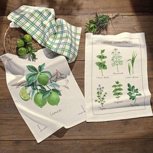PANO DE COPA ESTAMPADO - BOTANICA - 45CM X 65CM -12 UNIDADES #30012303 - DOHLER