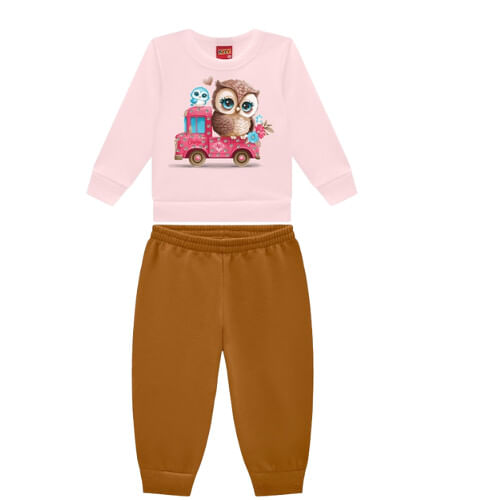 CONJUNTO INFANTIL -  FEMININO - TAMANHO 2 AO 3 #1000740 - KYLY