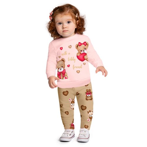 CONJUNTO - FEMININO - INFANTIL - TAMANHO 2 AO 3 # 1000739 - KYLY