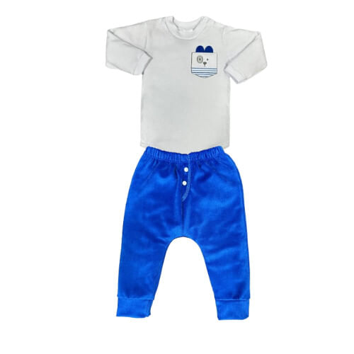 CONJUNTO BODY MANGA LONGA + CULOTE - MASCULINO -TAMANHO P AO EG #8603 - PETUTINHA