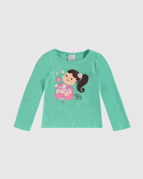 BLUSA - INFANTIL -  FEMININA - TAMANHO 4 AO 8 # 1000126231 - MALWE