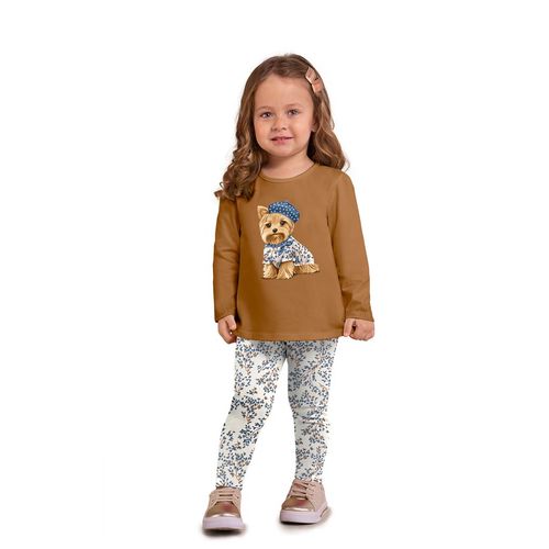CONJUNTO INFANTIL -  FEMININO - TAMANHO 2 AO 3 # 2000989 - MILON