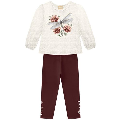 CONJUNTO - FEMININO -  INFANTIL - TAMANHO 2 AO 3 # 2000791 - MILON
