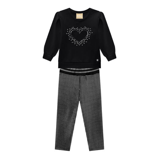 CONJUNTO FEMININO - INFANTIL - TAMANHO 2 AO 3  # 2000765 - MILON