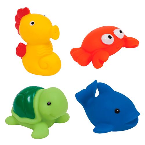 BICHINHOS PARA BANHO ANIMAIS MARINHOS CARD # 11780 - BUBA