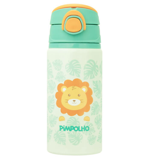 GARRAFA DE ALUMINIO - LEÃO - 500ML # 0300782 - PIMPOLHO