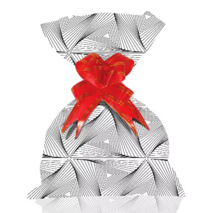 SAQUINHO PARA PRESENTE - ILLUSION - 25CMX35CM - 50 UNIDADES #1220-424 - GALA PAIS & FILHOS