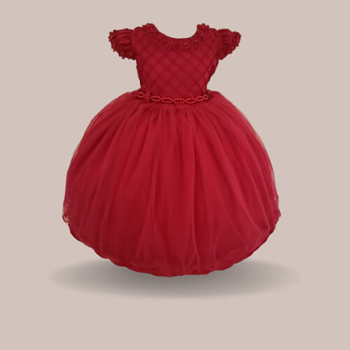 VESTIDO DE FESTA - TAMANHO 1 AO 3 #2589 - MENINA BONITA