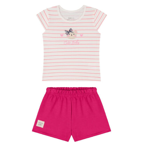 CONJUNTO INFANTIL - FEMININO - TAMANHO 2 AO 3 #53830 -  KAMYLUS