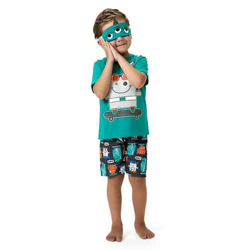 PIJAMA MASCULINO INFANTIL - TAMANHO 4 AO 8 # 1001157 - KYLY