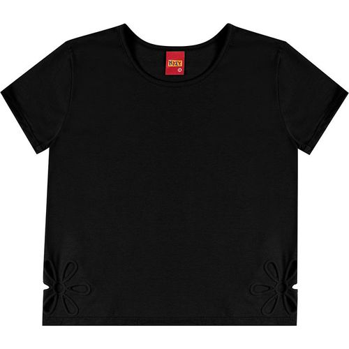 BLUSA CROPPED JUVENIL - FEMININO - TAMANHO 10 AO 16 # 1001427 - KYLY