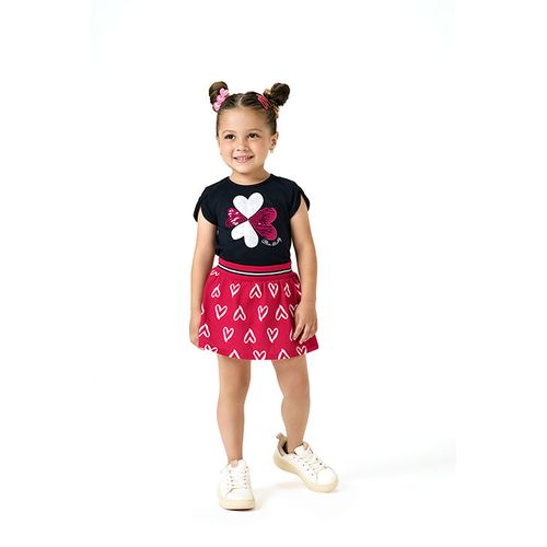CONJUNTO INFANTIL - FEMININO - TAMANHO 4 AO 8 #1001020 - KYLY