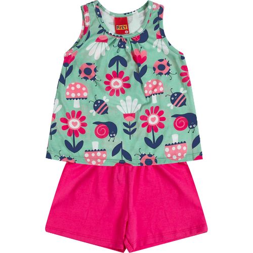 CONJUNTO - INFANTIL -  FEMININO - TAMANHO 2 AO 3 # 1000985 - KYLY
