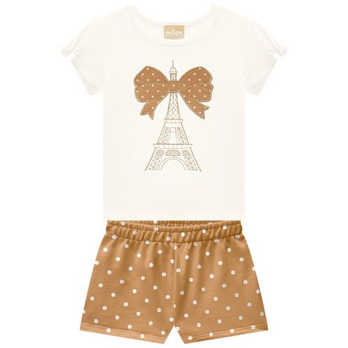 CONJUNTO - INFANTIL - FEMININO  - TAMANHO 4 AO 8 # 2001016 - MILON
