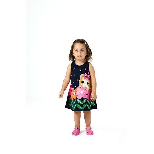 VESTIDO FEMININO INFANTIL - TAMANHO 4 AO 8 # 1000975 - KYLY