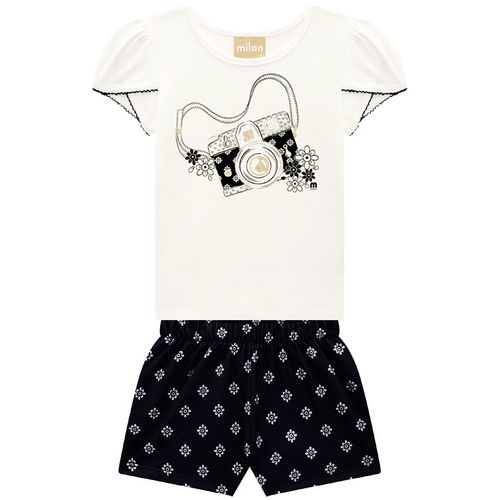 CONJUNTO INFANTIL - FEMININO - TAMANHO 4 AO 8 - #2001044 - MILON