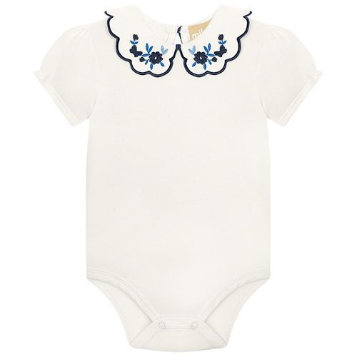 BODY COM SALOPETE - FEMININO INFANTIL -TAMANHO 6A AO 24M # 2001110 - MILON