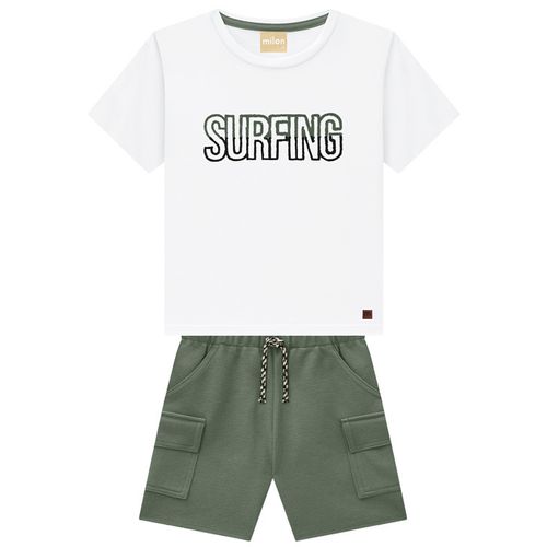 CONJUNTO INFANTIL - MASCULINO - TAMANHO 4 AO 8 # 2001094 - MILON