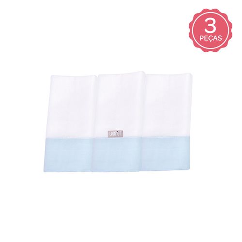 FRALDA COM BAINHA - 3 UNIDADES - LOUPIOT # 53-50 - MINASREY