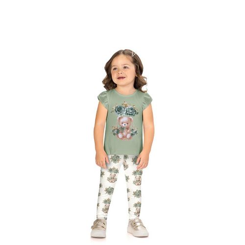 CONJUNTO - FEMININO - INFANTIL - TAMANHO 2 AO 3 # 2001021 - MILON