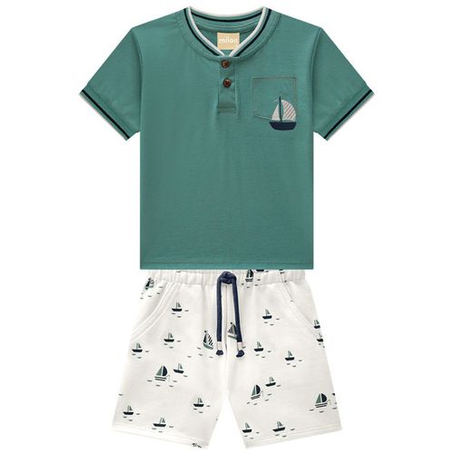 CONJUNTO MASCULINO INFANTIL - TAMANHO 4 AO 8 #2001074 - MILON