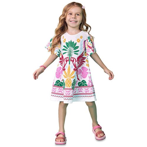 VESTIDO - INFANTIL - TAMANHO 4 AO 8 # 6000256 - NANAI