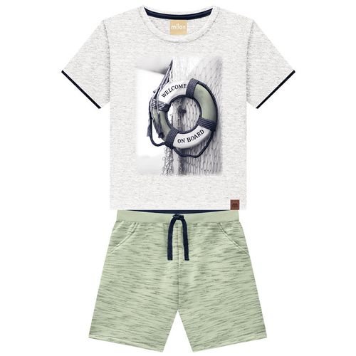 CONJUNTO MASCULINO INFANTIL - TAMANHO 4 AO 8 #2001071 - MILON