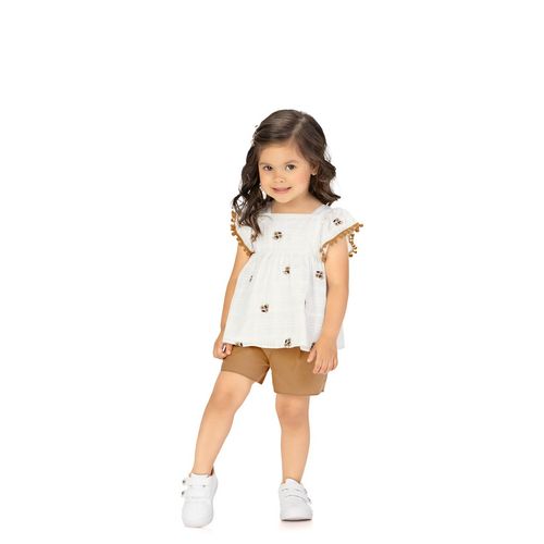 CONJUNTO FEMININO INFANTIL - TAMANHO 4 AO 8 # 2001026 - MILON
