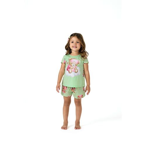 PIJAMA  FEMININO  INFANTIL - TAMANHO 1 #1001144 - KYLY