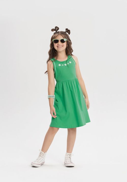 VESTIDO INFANTIL - FEMININO - TAMANHO 2 AO 3 # 19528 - LUNENDER ALAKAZOO