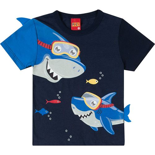 CAMISETA - MASCULINA -  INFANTIL - TAMANHO 1 # 1001055 - KYLY
