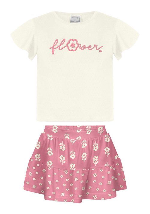 CONJUNTO INFANTIL - TAMANHO 4 AO 10 # A0108 - LUNENDER ALAKAZOO