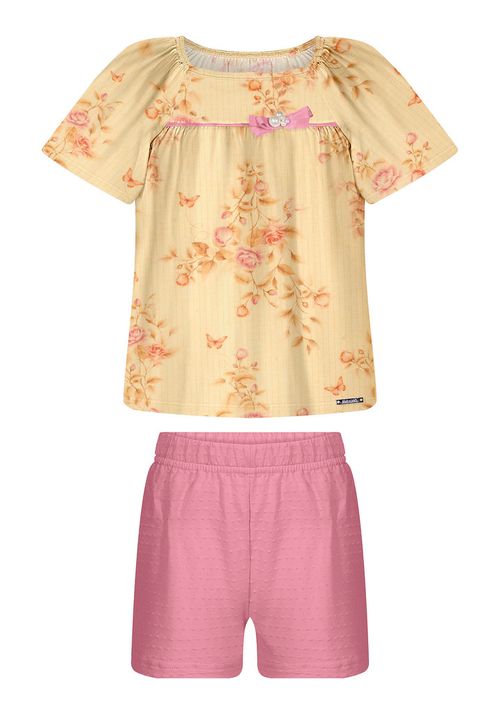 CONJUNTO INFANTIL - TAMANHO 2 AO 3 # A0163 - LUNENDER ALAKAZOO
