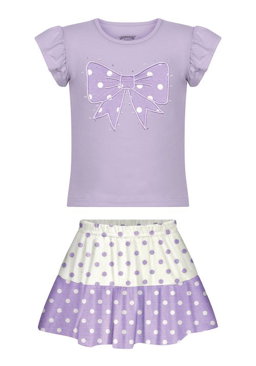 CONJUNTO INFANTIL - COTTON - TAMANHO 2 AO 3 # A0246 - LUNENDER ALAKAZOO
