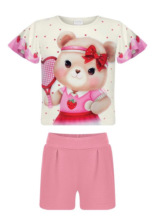 CONJUNTO INFANTIL - TAMANHO 4 AO 10 # A0247 - LUNENDER ALAKAZOO