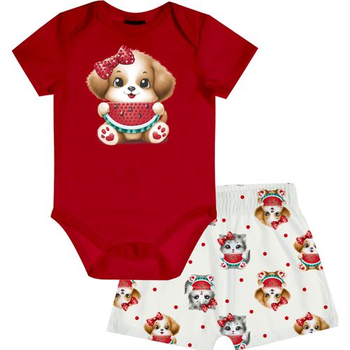 CONJUNTO INFANTIL FEMININO - TAMANHO 6A AO 24M #1001124 - KYLY