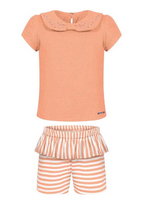 CONJUNTO MALHA NUKKO CLASSIC - INFANTIL - TAMANHO 1 # A0095 - LUNENDER ALAKAZOO