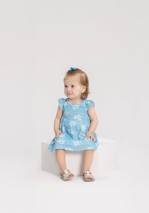 VESTIDO INFANTIL - FEMININO - TAMANHO 1 # A0126 - LUNENDER ALAKAZOO