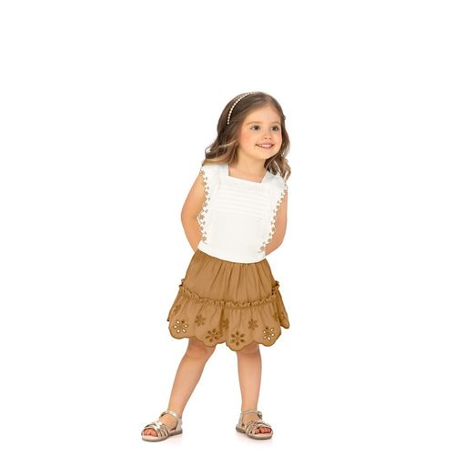 CONJUNTO FEMININO INFANTIL - TAMANHO 4 AO 8 #2001027 - MILON