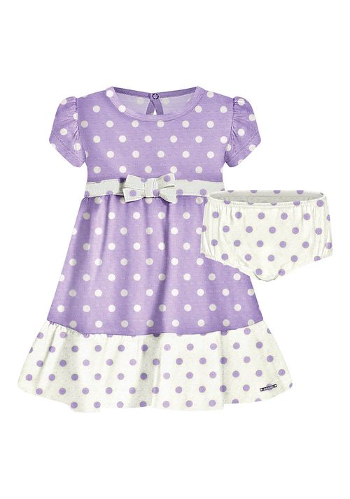 VESTIDO COM CALCINHA - FEMININO INFANTIL - TAMANHO 2 AO 3 # A0127 - LUNENDER ALAKAZOO