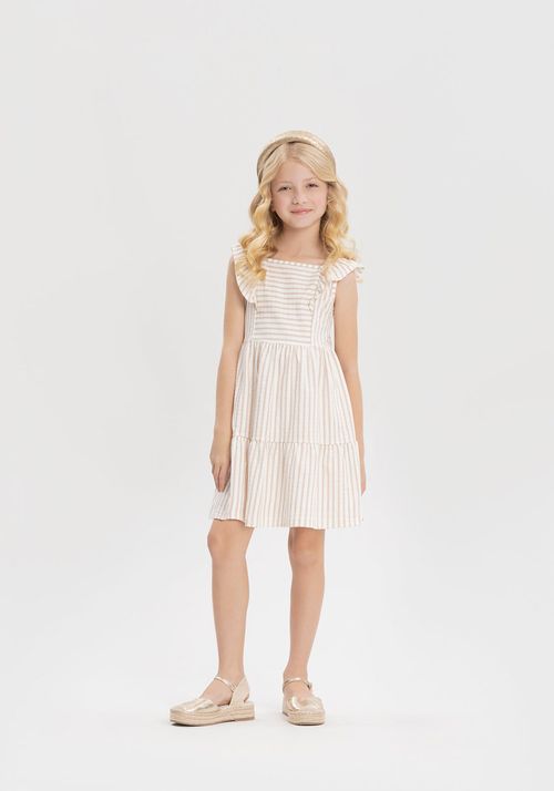 VESTIDO INFANTIL - FEMININO - TAMANHO 12 AO 16 # A0146 - LUNENDER ALAKAZOO