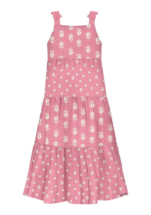 VESTIDO INFANTIL - FEMININO -  TAMANHO 4 AO 10 # A0155 - LUNENDER ALAKAZOO