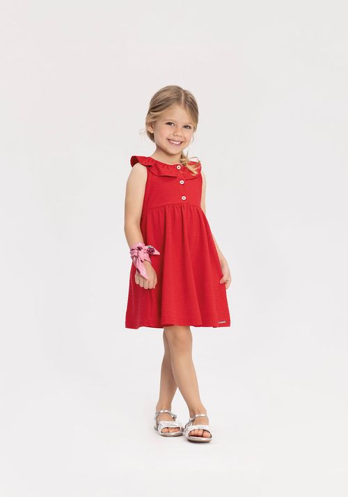 VESTIDO INFANTIL - FEMININO - TAMANHO 4 AO 8 # A0166 - LUNENDER ALAKAZOO